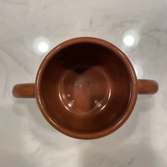 Sock Monkey Mug Double Handle Coffee Mug Galerie Brown - Picture 3 of 4